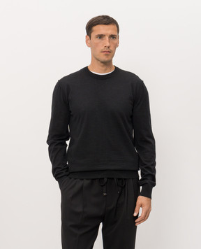 Dolce&Gabbana Чорний джемпер з кашеміру GXX02TJBW1W
