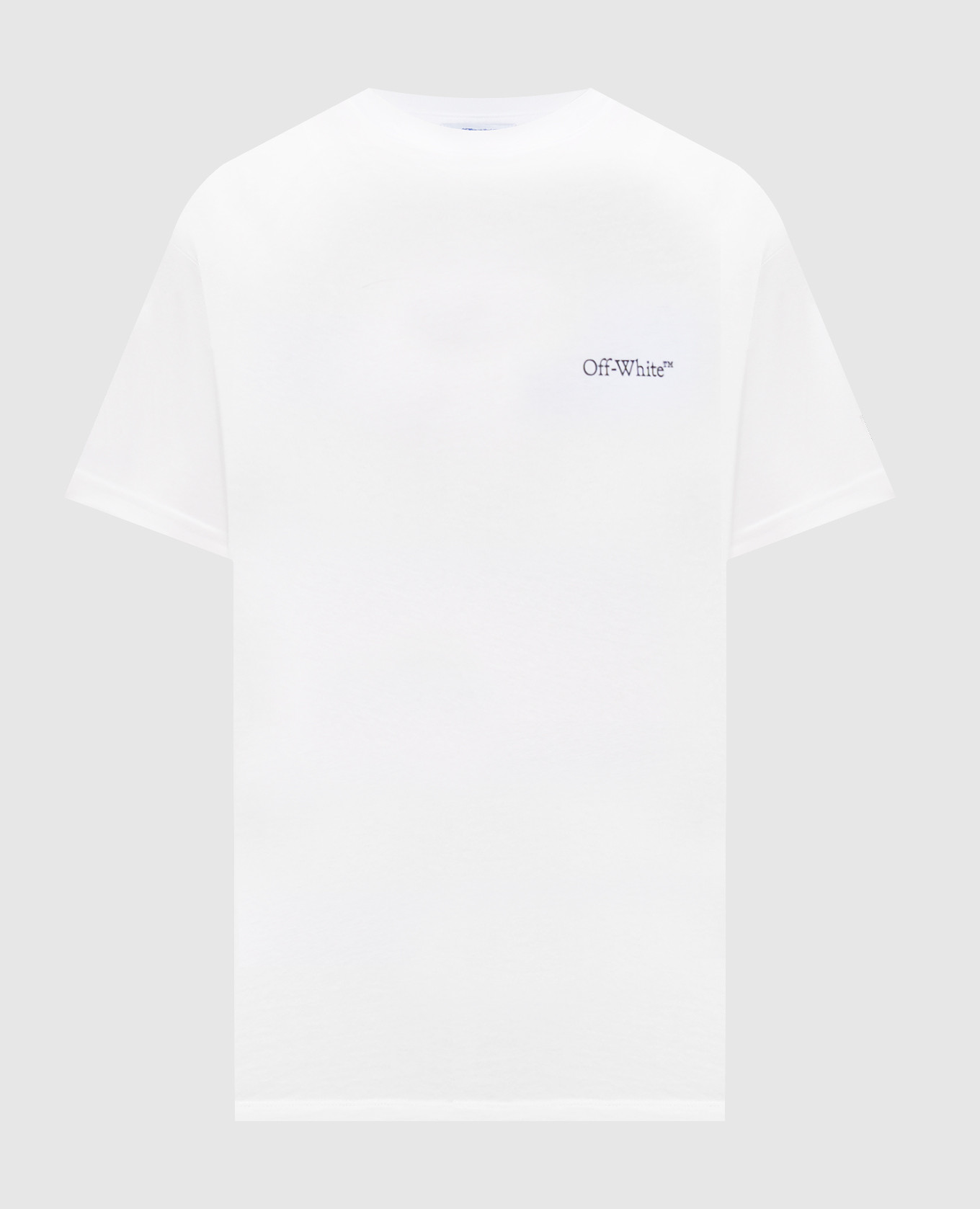 

Белая футболка с цветочным принтом эмблемы, Белый, Футболки