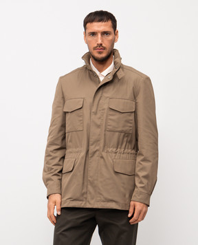 Loro Piana Коричнева куртка Traveller FAP2835