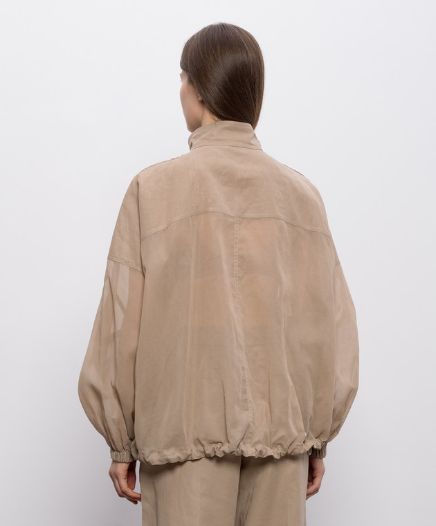 Brunello Cucinelli Бежевая куртка M0F91SO606 изображение 4