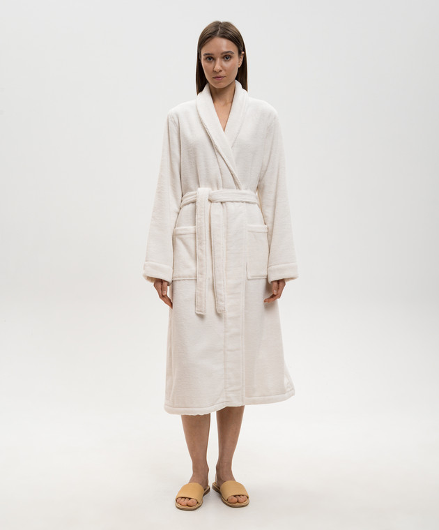 L'Appartement Махровый халат CHICAGO цвета айвори CHICAGOBATHROBE изображение 2