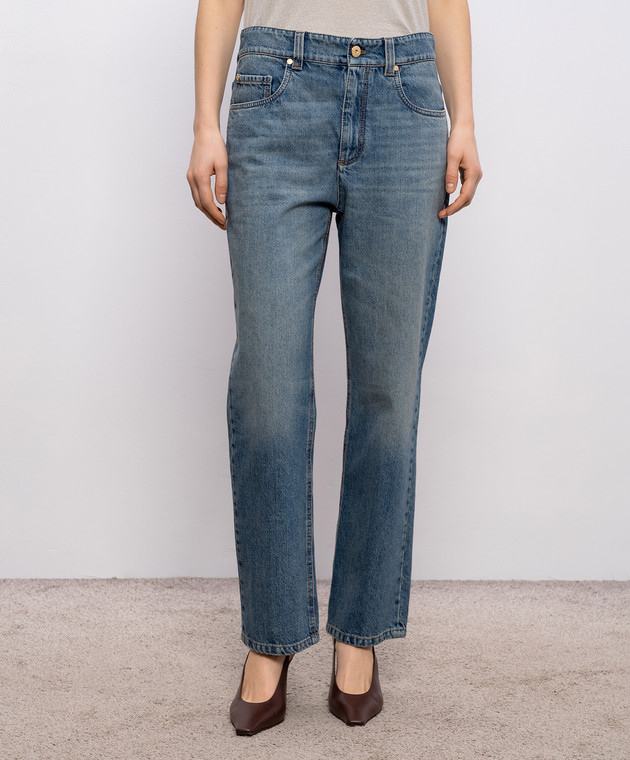 Brunello Cucinelli Сині джинси MA095P5758 зображення 3