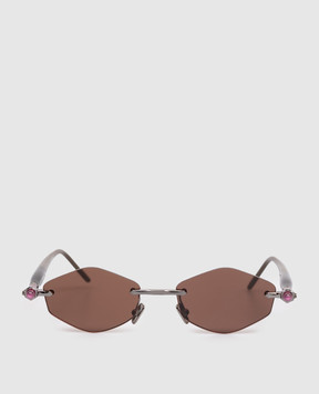 Kuboraum Коричневі сонцезахисні окуляри P60 KRSP60GMBT00004M