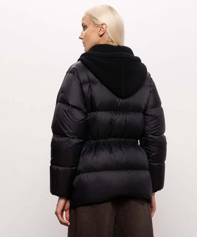 Moncler Чорний пуховик Diaphane L20931A00176597YF зображення 4