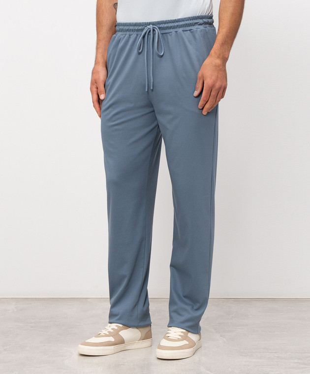 Zimmerli Синие спортивные штаны 135721143555 изображение 3