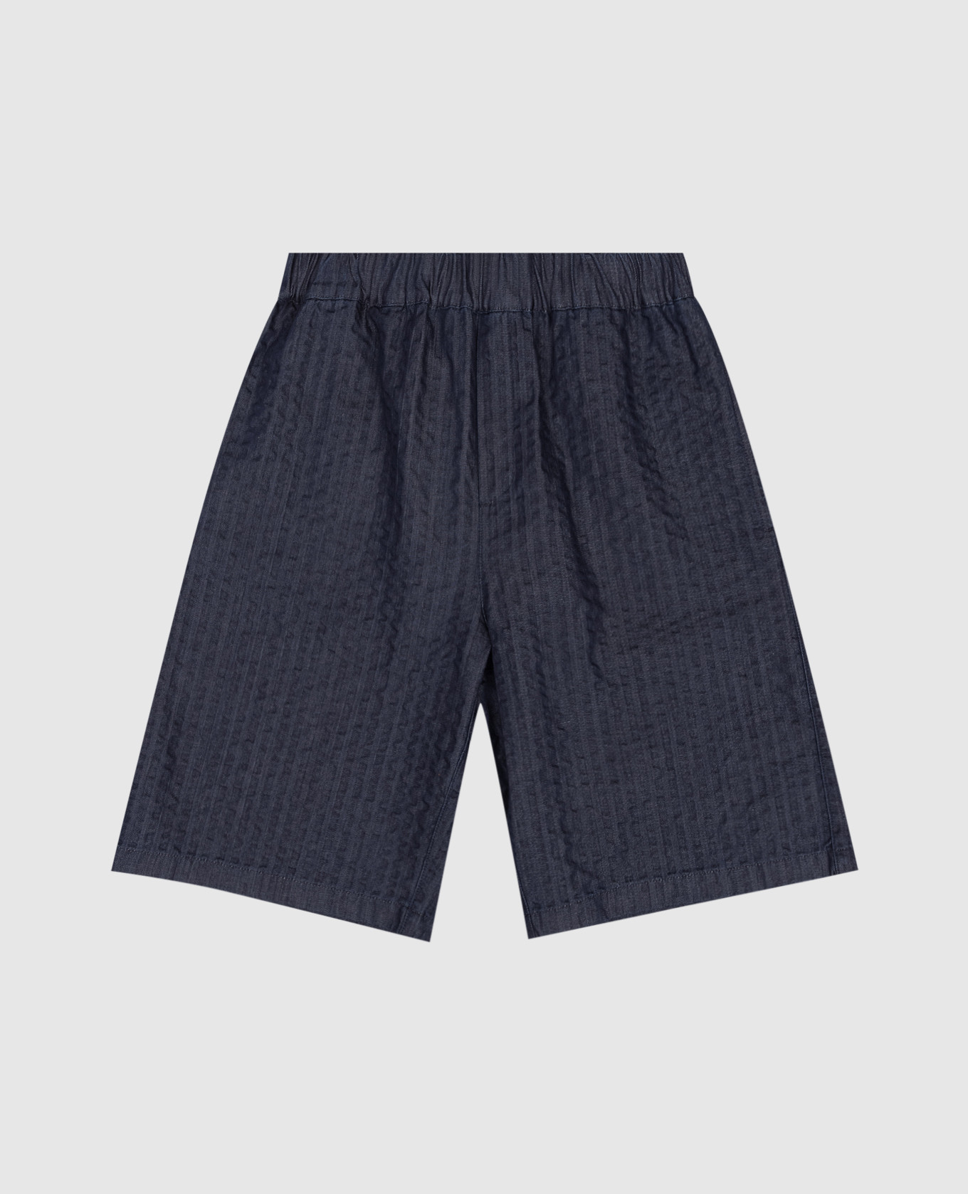 

Детские синие шорты с нашивкой, Синий, Шорты