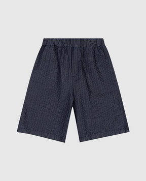 Dolce&Gabbana Дитячі сині шорти з нашивкою L44Q10LDD54812+