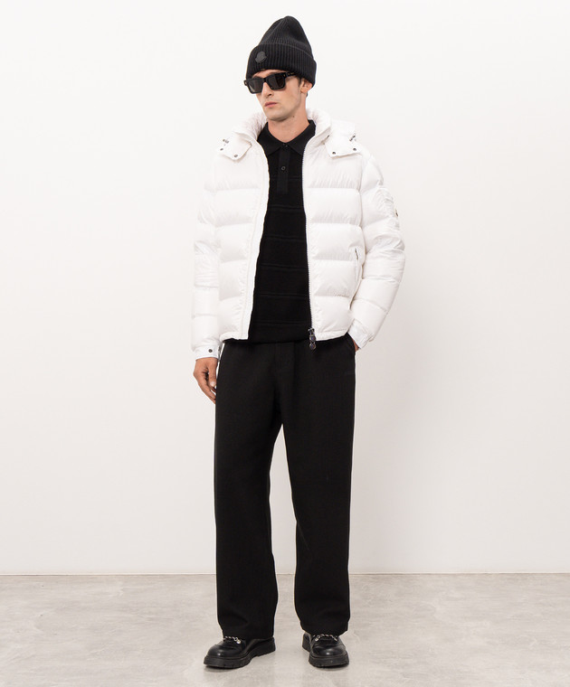 Moncler Білий пуховик Maya L20911A5360068950 зображення 2