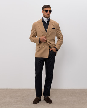 Brunello Cucinelli Рубашка серого цвета ME8546666