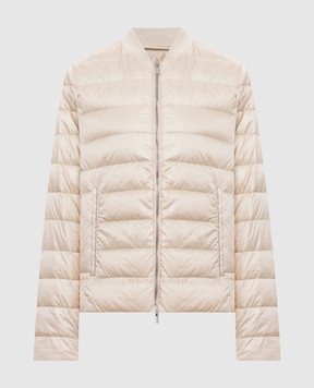 Peserico Бежева пухова куртка з ланцюжком A241132200G