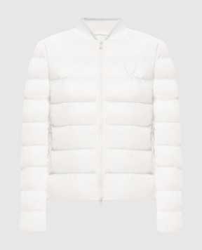 Brunello Cucinelli Пуховая стеганная куртка цвета айвори MD5983309