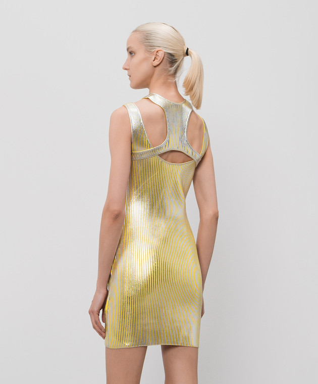 Casablanca Жовта сукня міні WSS26KW126901 зображення 4