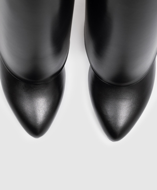 Givenchy Чорні шкіряні чоботи Shark Pinch BE605LE1J7 зображення 4