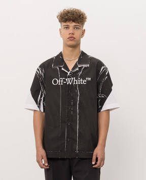 Off-White Рубашка с короткими рукавами Negative 44MGG01QF26F002