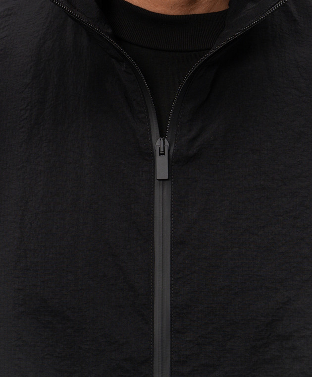 Fear of God Чорна спортивна куртка Tech Track FG9M32330ONR зображення 5