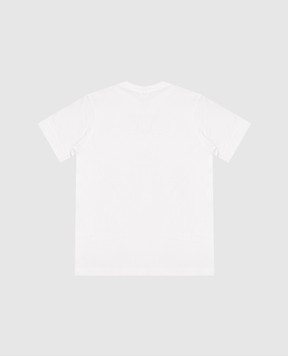 Stone Island Детская белая футболка с принтом логотип логотип L1S162100009S037968