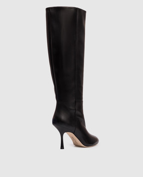 Stuart Weitzman Черные кожаные сапоги MADISON SO505