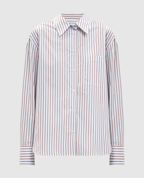 Loulou de Saison Біла сорочка MAUD в смужку MAUD