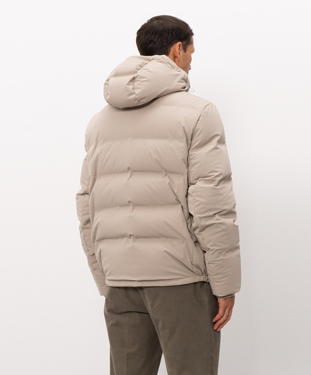 Brunello Cucinelli Бежевий пуховик MV4061836 зображення 4
