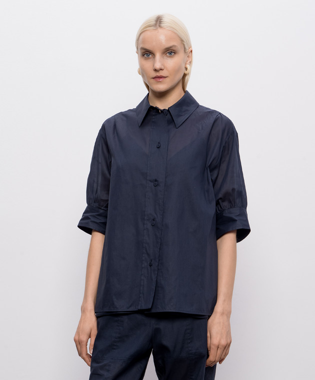 Jil Sander Синяя рубашка J01DL0162J45326 изображение 3