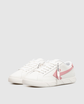 Off-White Детские белые кроссовки End of Play с тиснением логотипа OF06027655