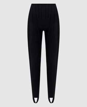 Thierry Mugler Черные леггинсы 25F3PA05116027