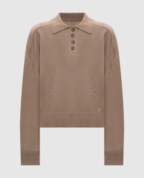 Loulou de Saison Коричневый свитер HOMERE из кашемира HOMERELDS