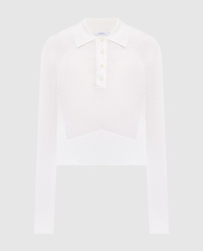 Givenchy Поло кольору айворі з шовком BWL00C4ZUU