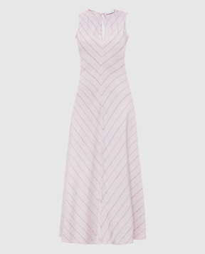 PROENZA SCHOULER Рожева сукня Jessi в смужку WL2613606BY367