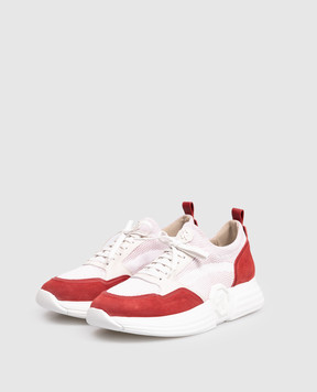 Stefano Ricci Белые кроссовки с монограммой логотипа UZ27G6682TSSDPW