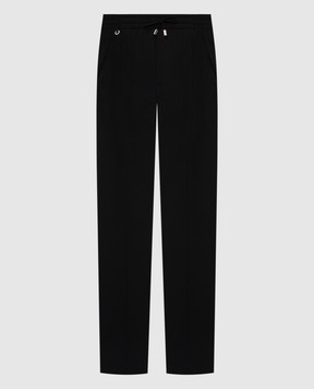 Stefano Ricci Черные брюки из шерсти M1T6100200W0008U