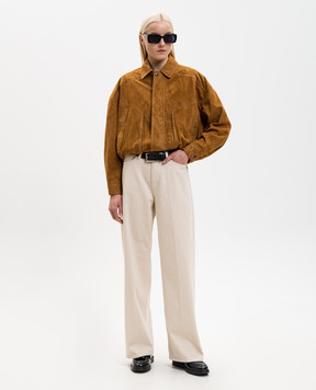 ARMA Коричнева замшева куртка Frederica 005L26102402