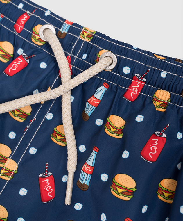 MC2 SAINT BARTH Дитячі сині шорти для плавання Jean Lighting JEA000402611L зображення 3