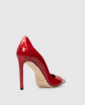 Jimmy Choo Червоні шкіряні лаковані туфлі BRIGITTE BRIGITTE100PAT