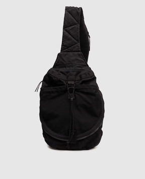 C.P. Company Детская черная сумка с вышивкой логотипа CUX00QL3C06