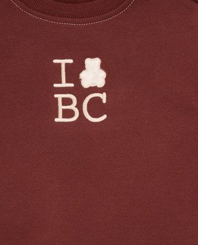 Brunello Cucinelli Детский бордовый костюм BN05NMT04S
