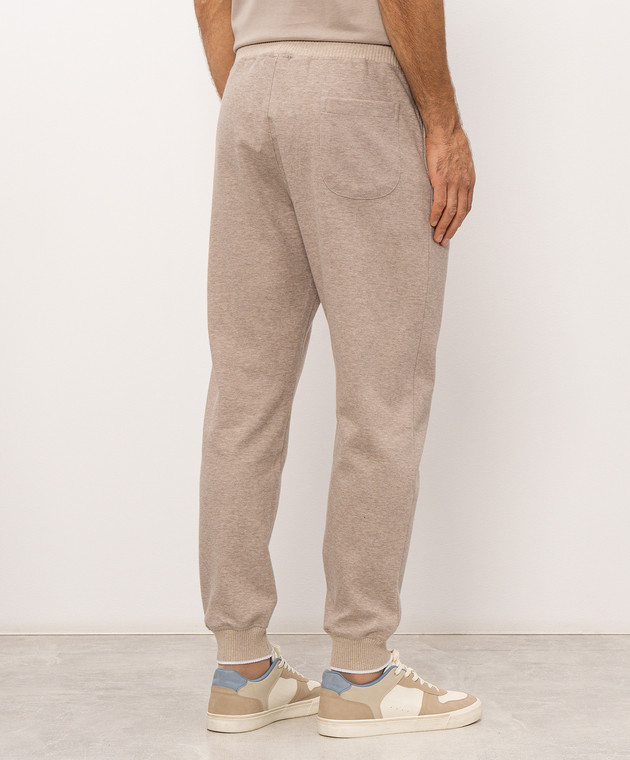 Pini Parma Бежевые брюки джоггеры JOGGTAU изображение 4
