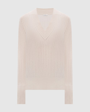 JOSEPH Бежевый пуловер Jardin с шелком JF009706