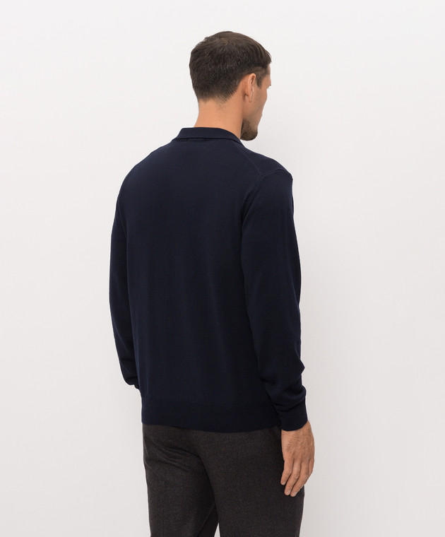 Cashmere&Whiskey Синє поло 94394Z зображення 4