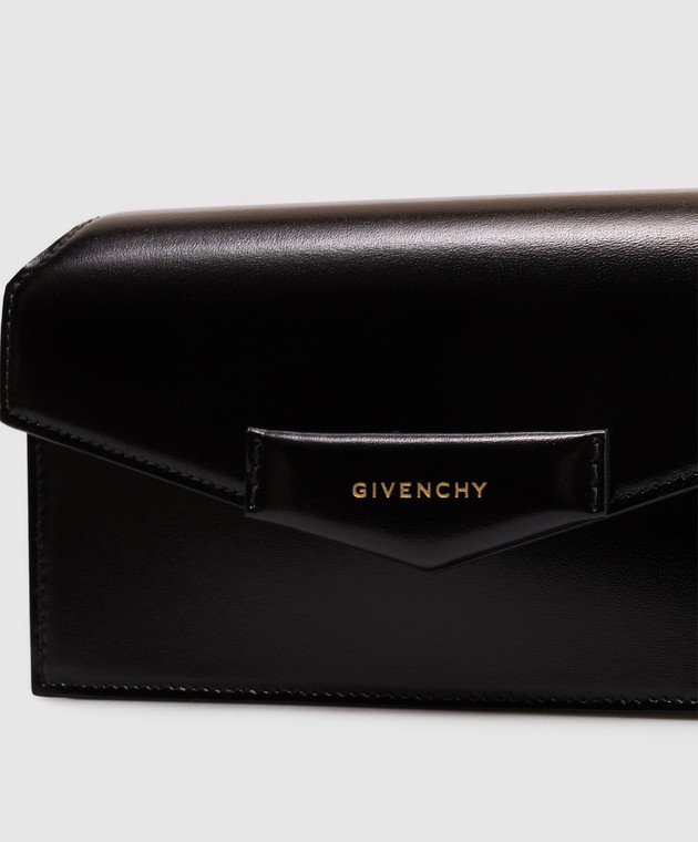 Givenchy Чорний шкіряний клатч Antigona BB60RTB13A зображення 4