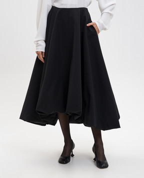 16Arlington Черная юбка миди Ortu SMD178AW2501