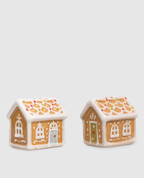 Bloomingville Коричневий керамічний набір для спецій 82061124