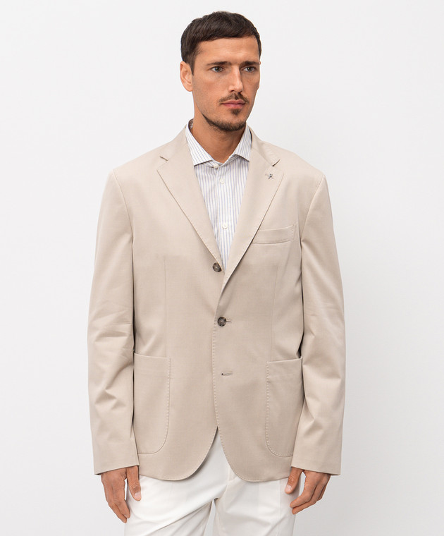 Peserico Бежевий піджак з вовною R5100908274 зображення 3