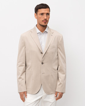 Peserico Бежевий піджак з вовною R5100908274