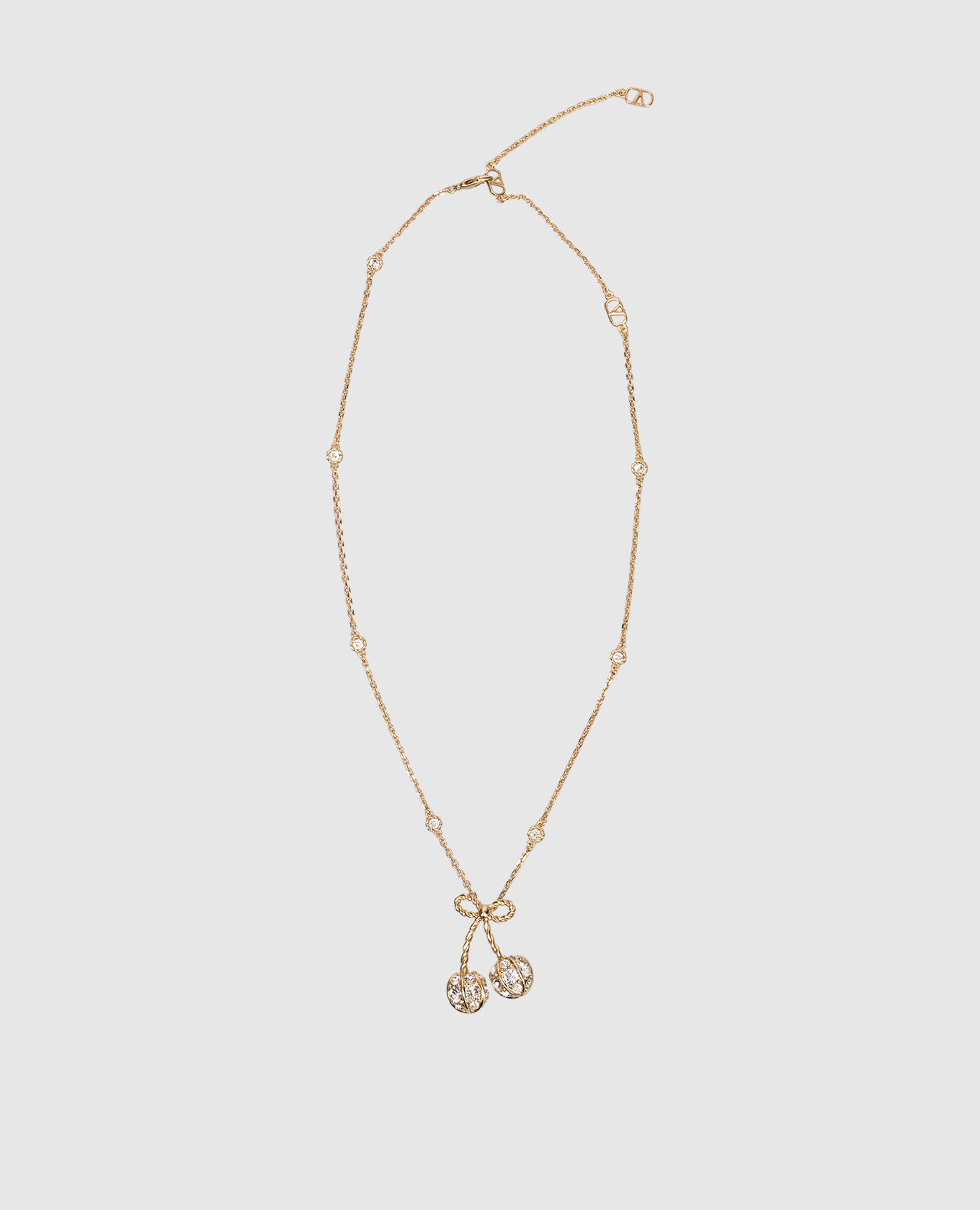 

Золотистое ожерелье Cherryfic с кристаллами Swarovski, Золотистый, Ожерелья