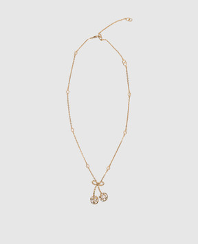 Valentino Золотисте намисто Cherryfic з кристалами Swarovski 8W2J0BA2YCW