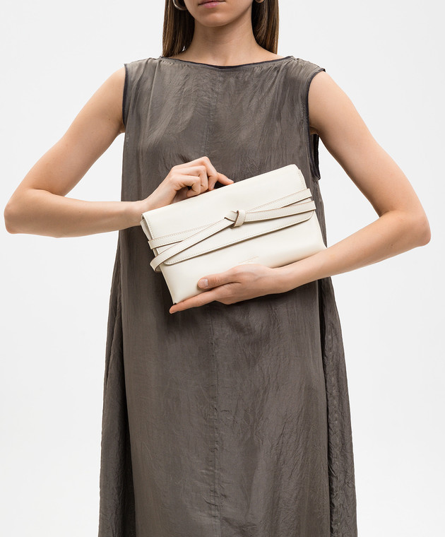 Gianni Chiarini Шкіряна сумка Belty кольору айворі BS12146COMMLSR зображення 2