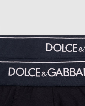 Dolce&Gabbana Набор синих трусов-брифов M9C03JONN95