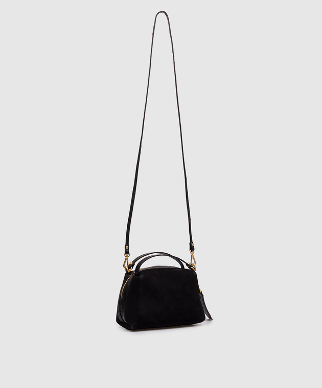 Gianni Chiarini Черная замшевая сумка Alifa BS8625CMSTEMU изображение 3