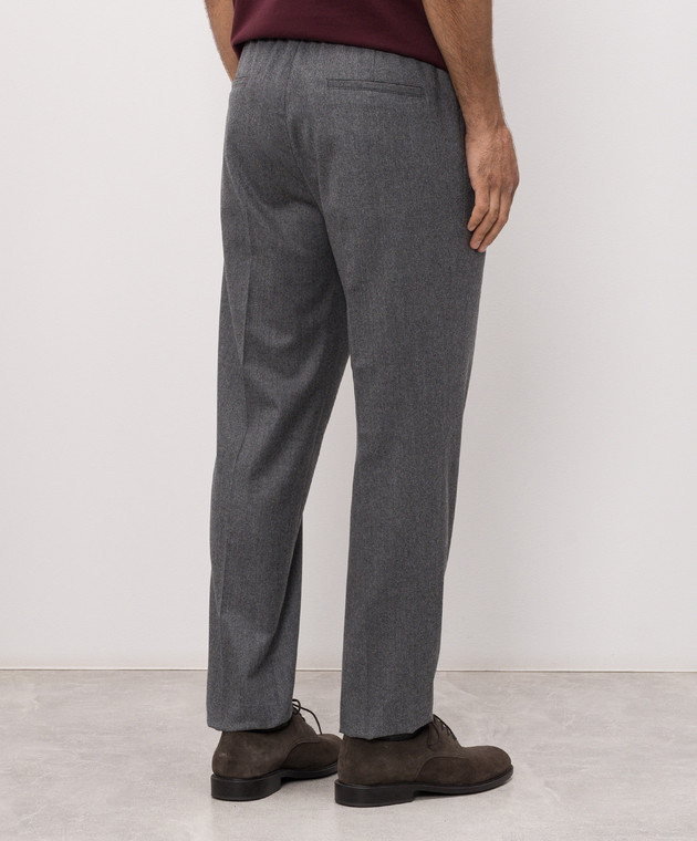 Brunello Cucinelli Брюки из шерсти ME226E1710 изображение 4